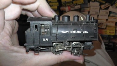 rivarossi ho steam locomotive switcher baltimore and ohio 98 0-4-0t tank