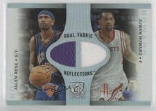 2006-07 Upper Deck Reflections Fabric Dual Jalen Rose Juwan Howard #DR-HR 3hd