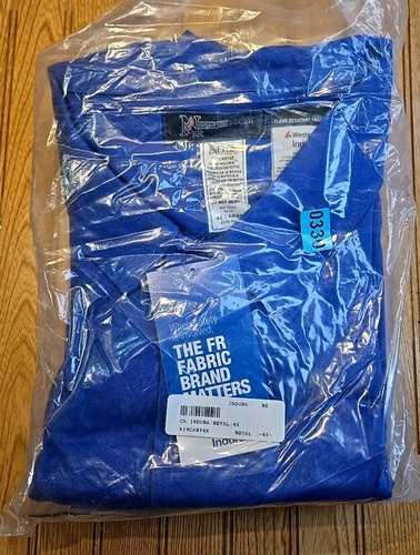 Mens Neese Wear Fire Resistant Coveralls 4XL Blue video thumbnail