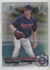 2017 Bowman Draft Chrome Refractor Charlie Barnes #BDC-76 6z2