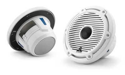 JL Audio M6-650X-C-GWGW 6.5'' Marine 2-Way Speakers Pair Classic White Grilles