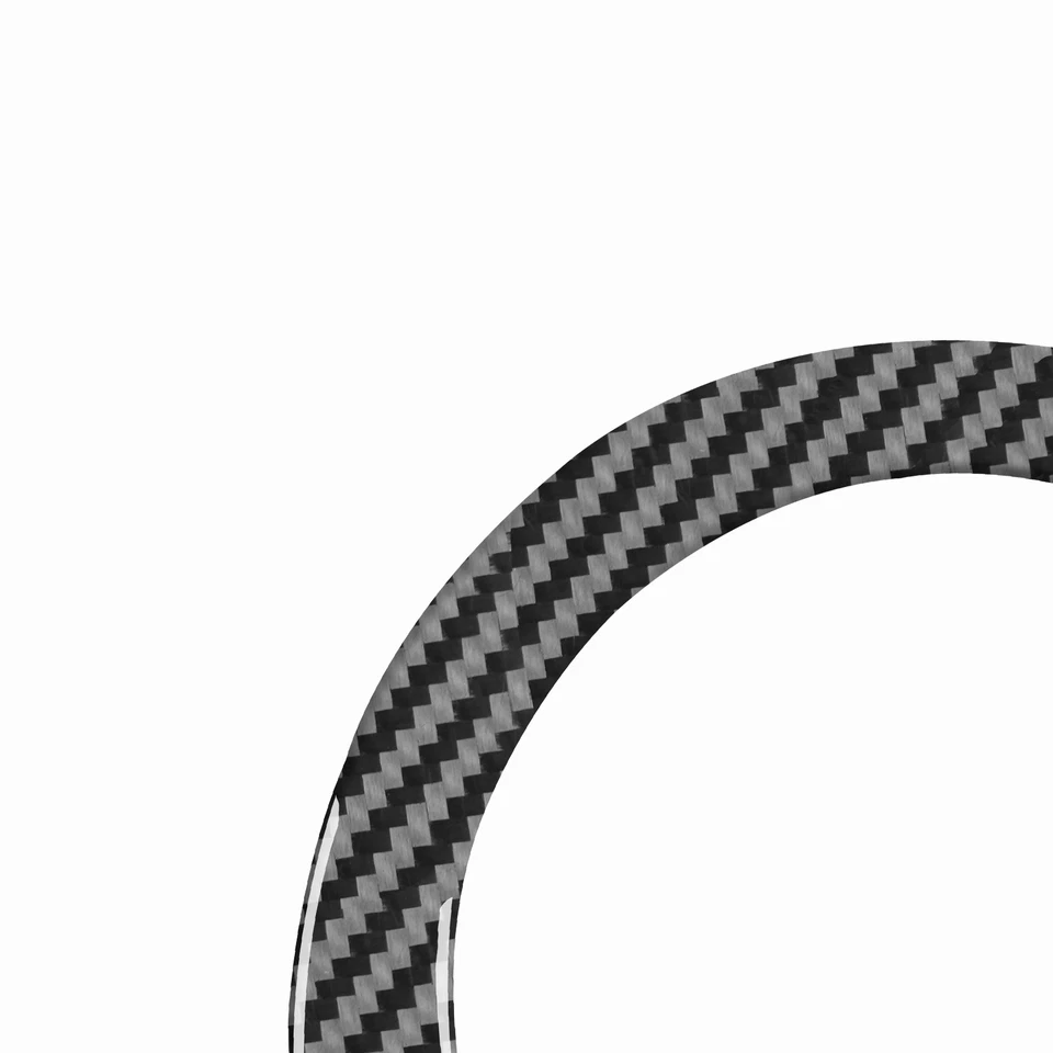 Cubierta de panel de manija de puerta interior de fibra de carbono real para Infiniti Q50 Q60 2014-20 Foto 2 de 3