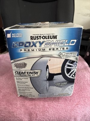 Rust-Oleum 292514 High Gloss Clear Indoor Premium Floor Coating Kit 90 oz.