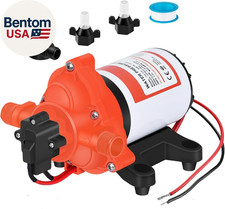 DC 12V RV Water Pump 3.5GPM 45PSI, 12 Volt on Demand Water Pressure Pump with Pr