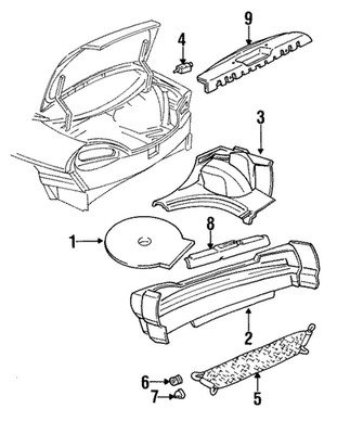 Genuine GM Courtesy Lamp 22578013