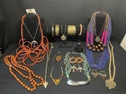 Vintage To Now Boho Costume Jewelry 20 Lot Necklace Earrings Bracelet Hippie