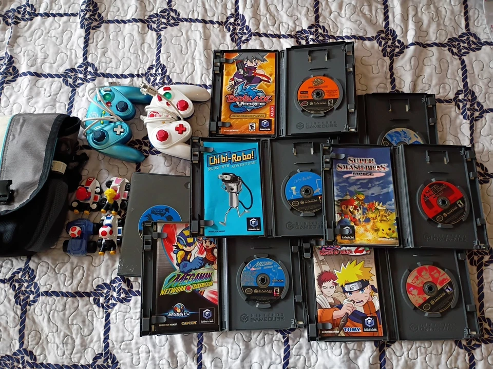 GameCube Lot Bundle, Chibi Robo, Beyblade, MegaMan, Naruto, Sonic, Melee - Image 4 of 4