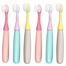6 Packs Toothbrush,Lovely Little Extra Soft Bristles Toothbrush for 1-3Years ...
