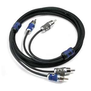 Kicker 46QI25 Car Audio 16 Foot Amp Amplifier 2 Channel Stereo RCA Cable QI25