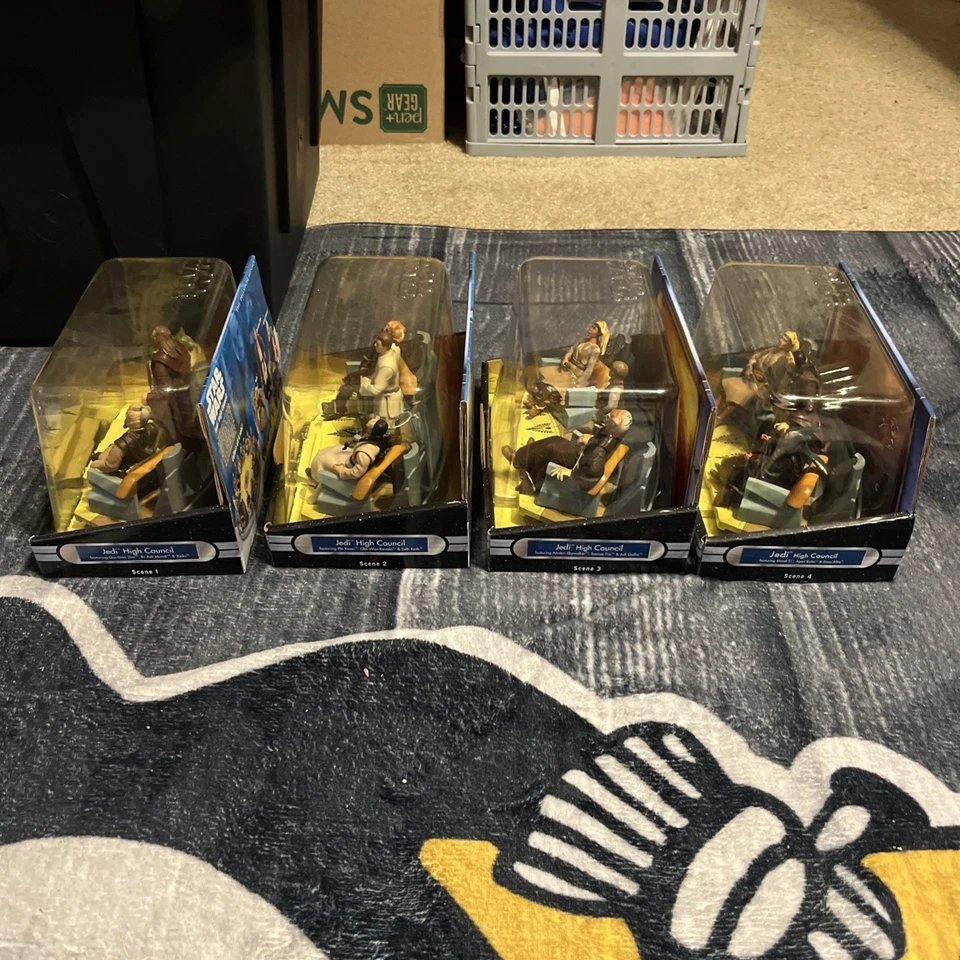 Star Wars Jedi High Council Action Figures Sets 1-4 - Image 2 of 4