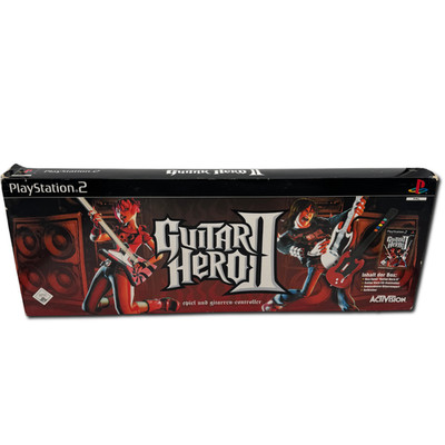Guitar Hero II Gitarre Sony PlayStation 2 PS2 Getestet OVP Kabelgebunden Spiel