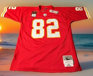 Maillot De Football Rouge Signé De Dante Hall Kansas City