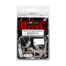 Rebel Minis Modern Havok Post Apoc Horsemen Pack New
