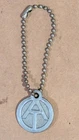 Vintage 1970 Hasbro GI Joe AT Land Sea Air Adventurer Dog Tag w/ Bead Chain