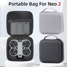 For DJI NEO2 Portable Waterproof PU Leather Carrying Case Travel Ready Style