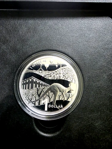 2025 Kangaroo Series Bush Capital 1oz Silver $1 Proof Coin COA & Box