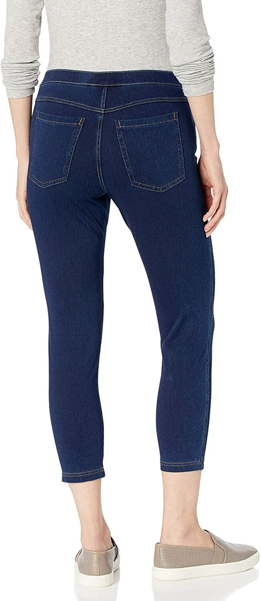 No Nonsense Women's Classic Denim Capri Leggings with Pockets