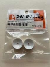 PN Racing Mini-Z Racer  MA0110F20 Mini-z Aero Dish Wheels (Front +2.0 Offset)