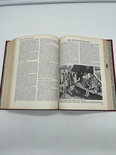 Compton’s Pictured Encyclopedia 1962 Complete Red Green Atomic Vintage Staging - Picture 13 of 13