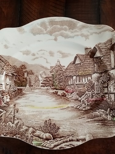Johnson Bros Olde English Countryside Plate Vintage 10 By 12 In - Picture 2 of 4