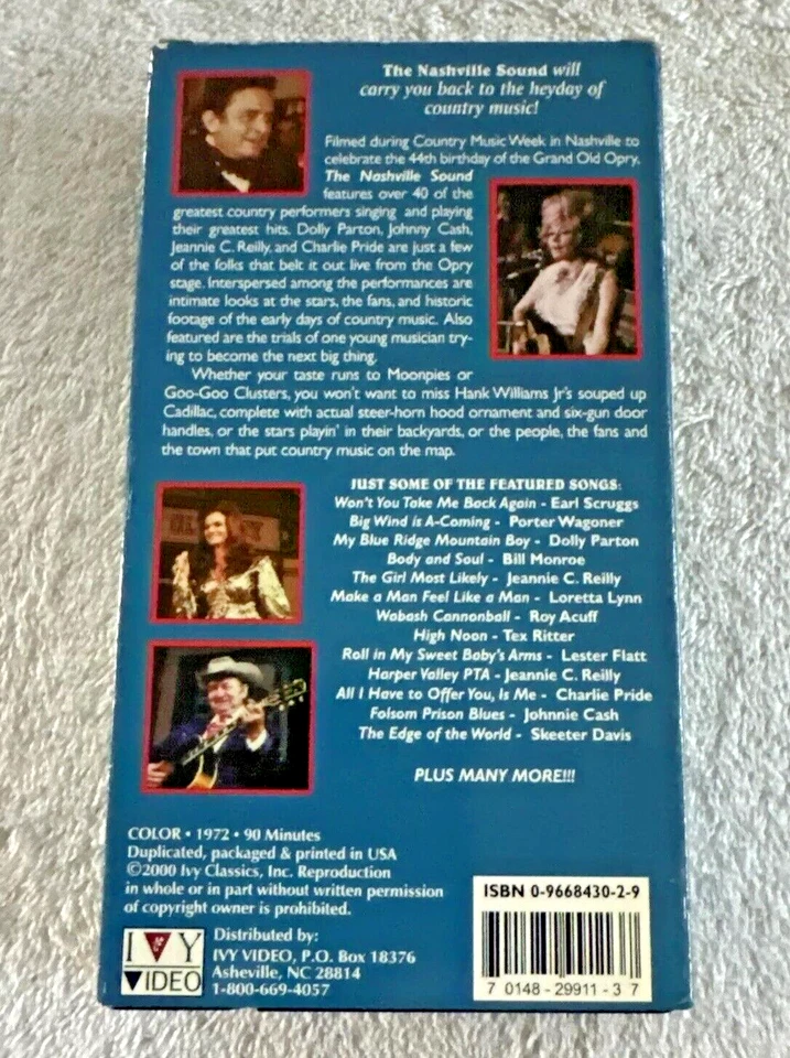 The Nashville Sound VHS, 2000 Country Music  Video Tape Tested works Perfect - Image 3 of 4