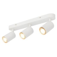 Led Retro Deckenstrahler Weiß 3-Flammig Leuchte Lampe GU10 BüRo Spots Schwenkbar