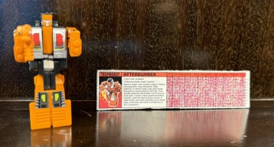 Technobot Afterburner 100% Complete 1987 Vintage G1 Transformers w/Tech Specs