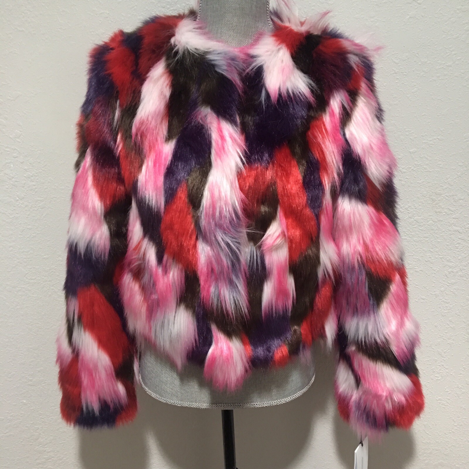 UGG Lorrena Patchwork Faux Fur Fluffy 