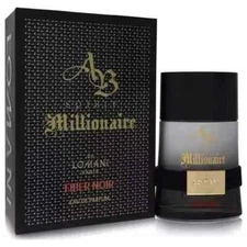 AB spirit Millionaire Lomani Paris Fiber Noir 3.3 oz Men New