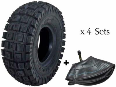 4pcs 3.00-4 260X85 Tires+Inner Tube For Scooter Razor E300 E325 Pocket Bike Quad
