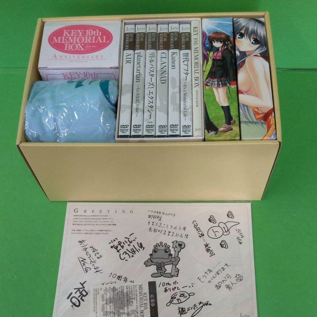 KEY 10th MEMORIAL BOX Kanon AIR PC Clannad Little Busters Tomoyo