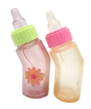 2 Pc Baby Dolls Feeding Bottle Magic juice Pretend Play Toy Doll size 5 inch
