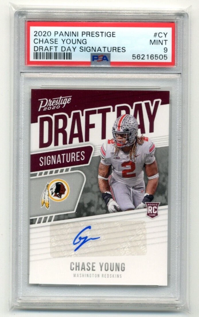 Chase Young Panini Prestige Draft Day Signatures #CY Base