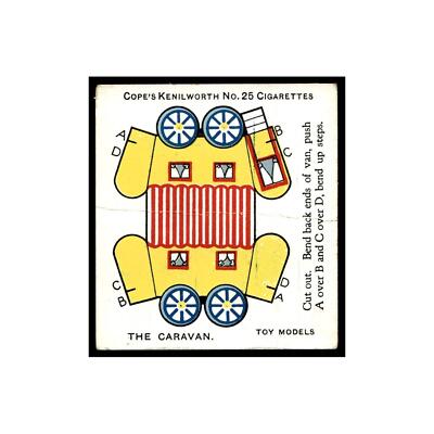 The Caravan 1930 Cope's No 25 Cigarettes Toy Models Country Fair #nan Poor 