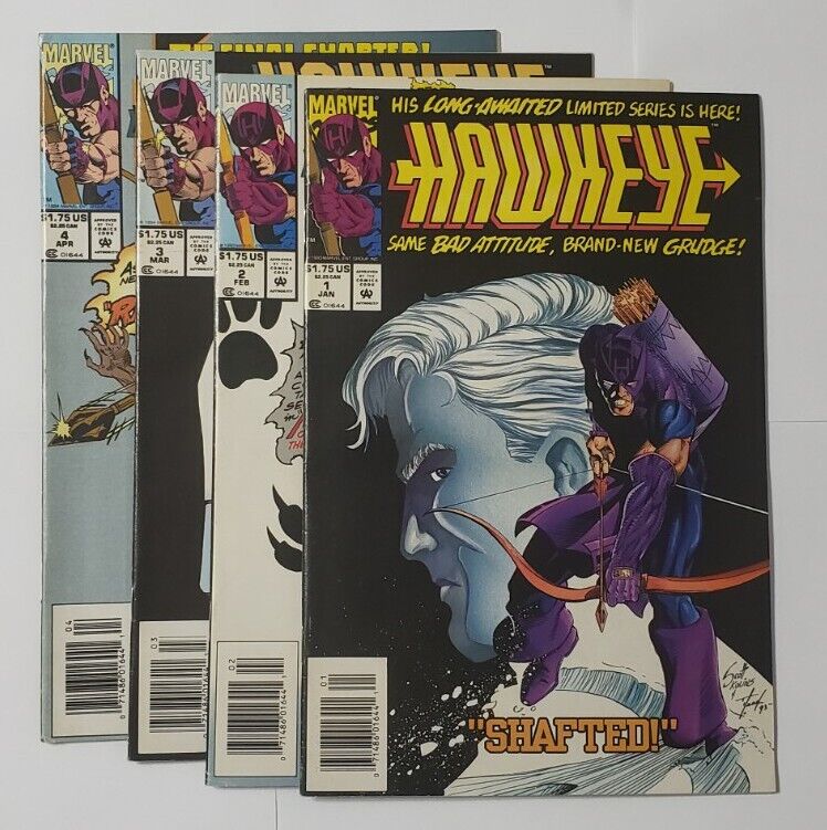 Hawkeye (1994) #1-4, Complete Four Issue Series, VG-F