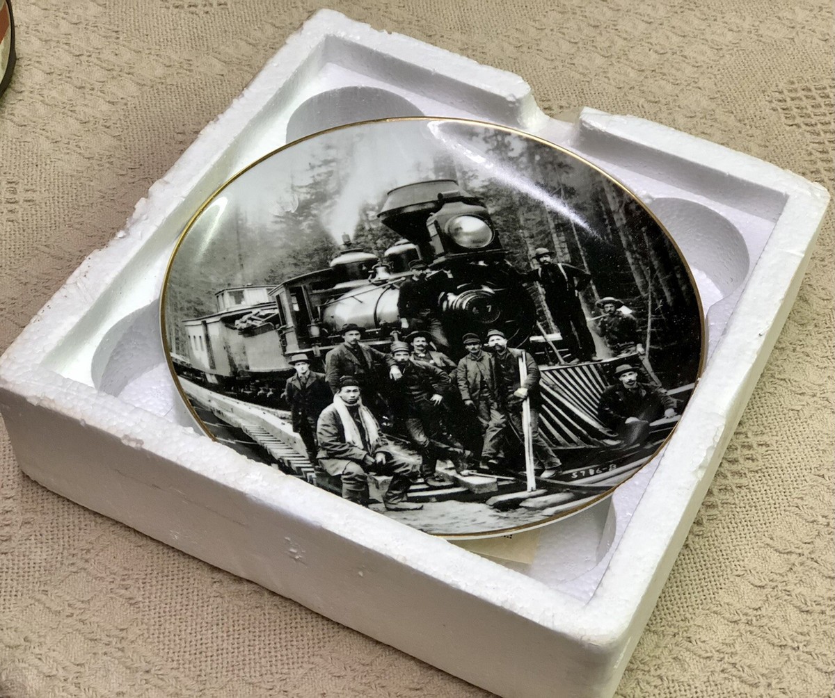 BNSF Railway Safety Award Plate 2002 Green River Crossing 1885