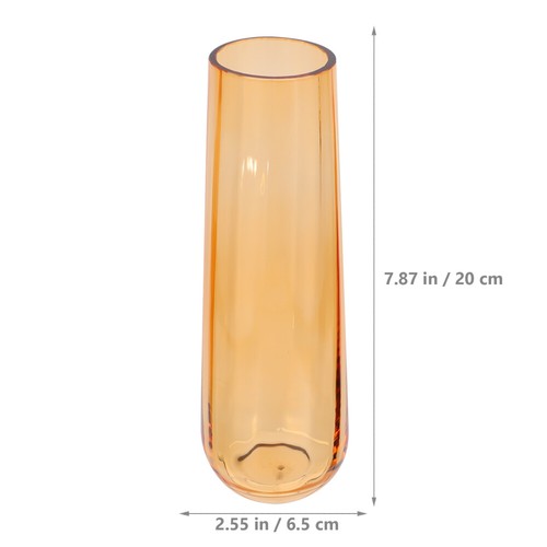 Glas Bouquet Vasen Klar Runde Vase Glas Zylinder Vasen Klar Boden Vase - Bild 10 von 12