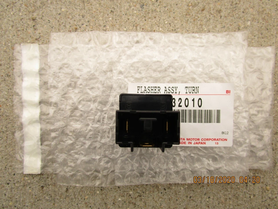 FIT: 89 - 99 TOYOTA TERCEL TURN SIGNAL INDICATOR BLINKER FLASHER RELAY OEM NEW - Image 2 of 4