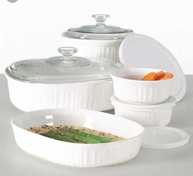 Corning Ware French White Crown Corning 10 Piece Classic Cookware