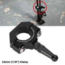 22mm Clamp Bracket Auxiliary Side Kickstand For HONDA XR 230 250R 400R 600R 650R