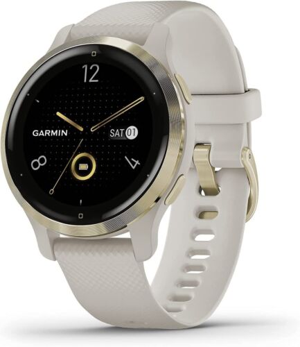 Garmin Venu 2S, Smaller-Sized GPS Smartwatch with Advanced Health Monitoring... - Picture 1 of 6