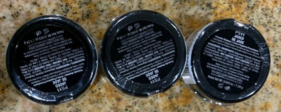 LOT OF 3 NYX Prismatic Eye Shadow PS11 Jaded deep green w/light green shimmer - Image 4 of 4
