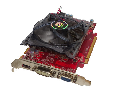 POWER COLOR RADEON HD 5770 1GB GDDR5 PCI-E GRAFIKKARTE DVI VGA HDMI #GK9878
