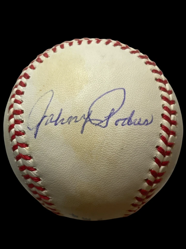 Duke Snider Johnny Podres Dodgers Signed Autographed OMLB William White Baseball - Image 2 of 3