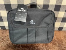 Portable Electronics Organizer Travel Case Storage Bag - Waterproof -Black - New