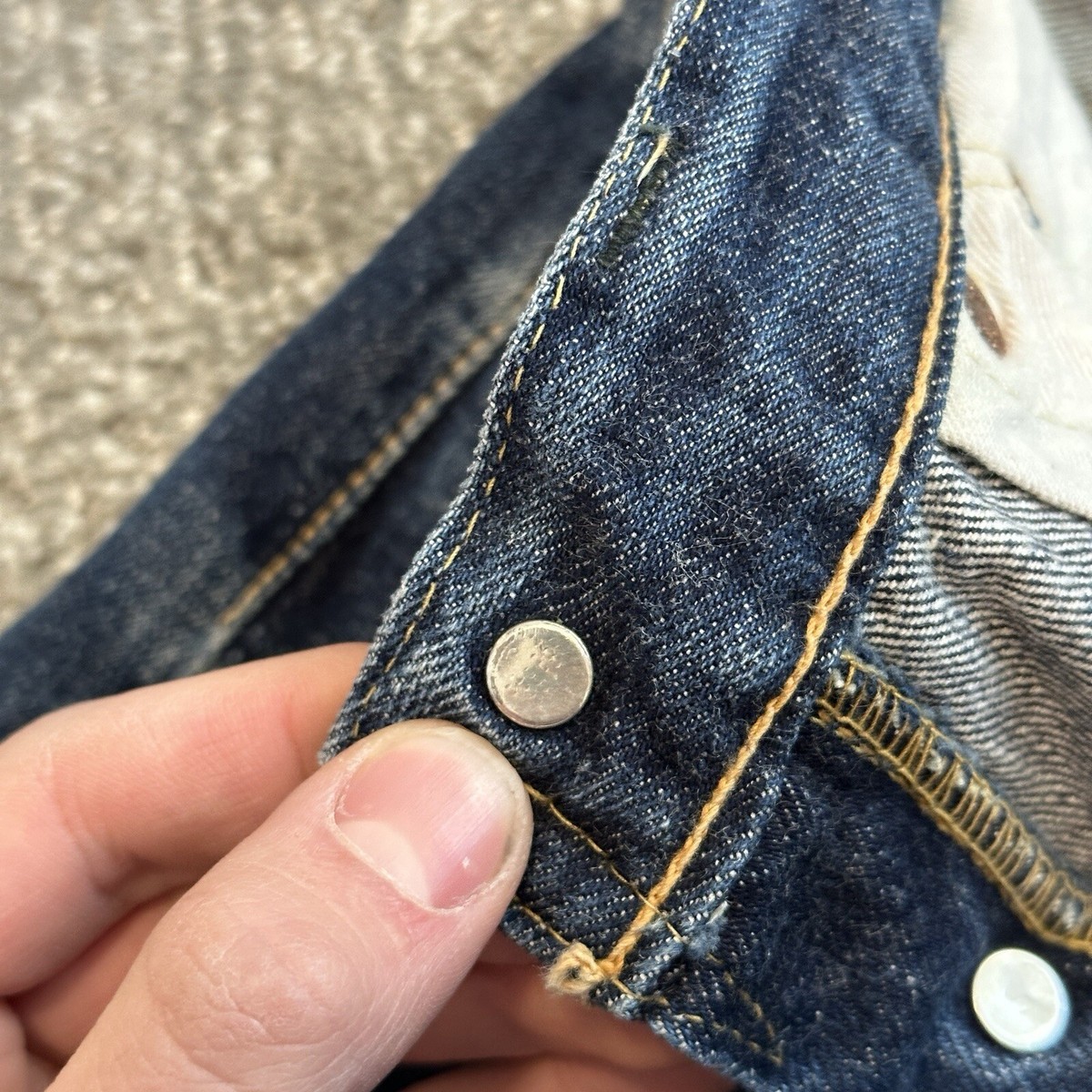 Vintage 1960's Levis Big E 503BXX Selvedge Denim Jeans 26
