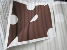 Brown with White Dots 7' x 5' Vinyl Photo Booth Backdrop Portrait Background