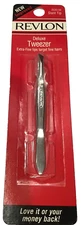 Revlon deluxe tweezer slant tip Extra-fine tips TWEEZERS 2530-34 NEW.MADE IN USA