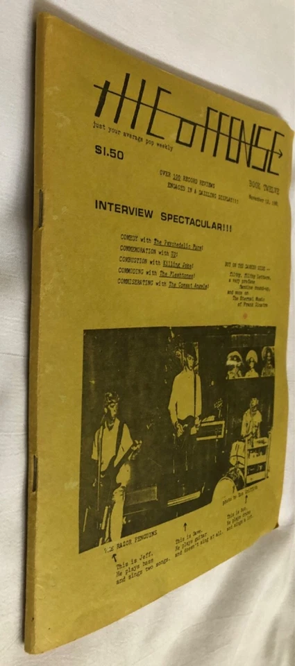 RARE PUNK ZINE ~ The Offense ~ 1981 ~ Interviews: U2, Psych Furs, Killing Joke - Image 3 of 4