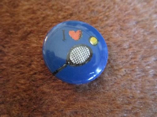 AMERICAN GIRL GRIN PIN I Love Tennis Collectible 1990s FREE SHIP